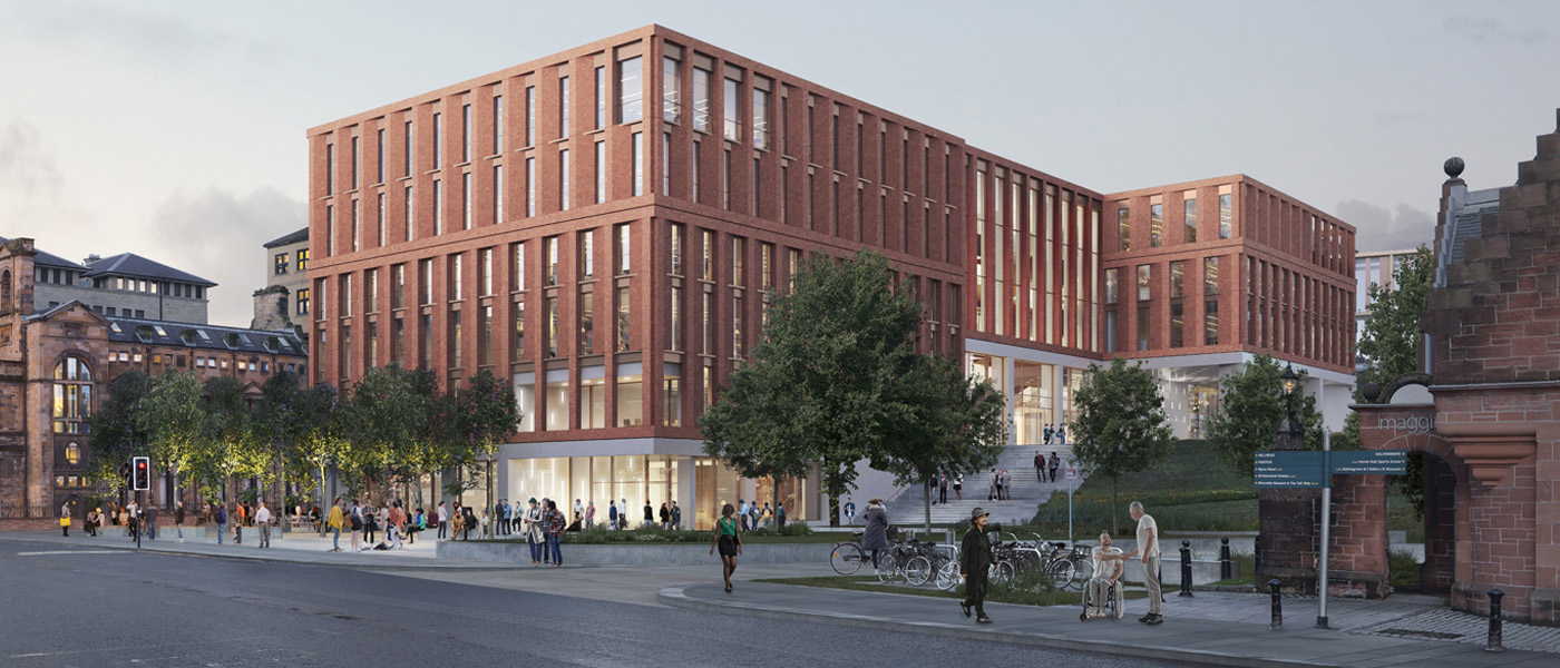 The new Adam Smith Business School Hub [Image: Hassell]