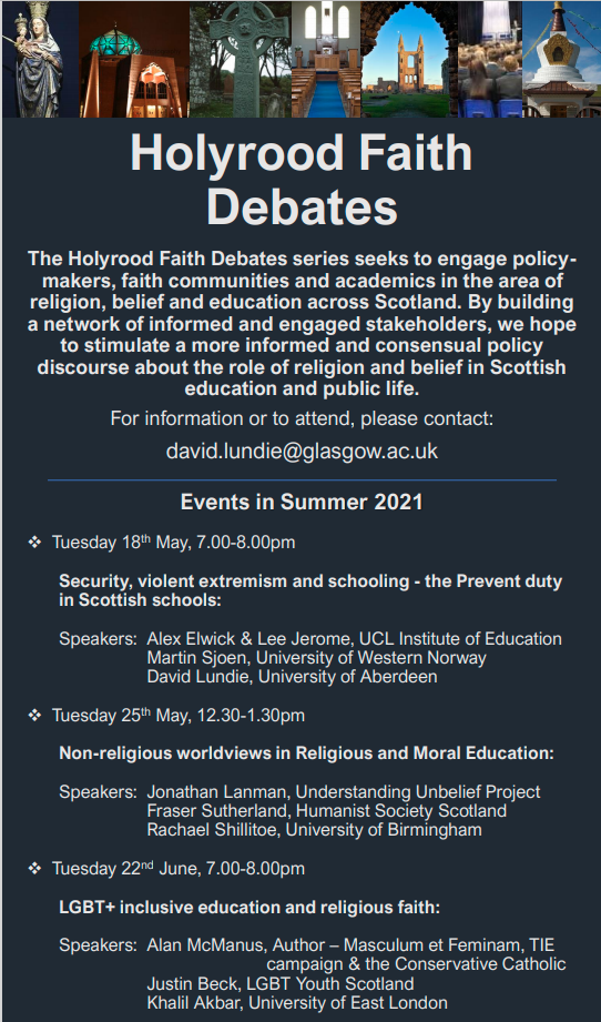 Holyrood Faith Debates Flier Summer - UPDATED
