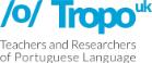 The logo of the Association of Teachers and Researchers of Portuguese Languages (TROPO UK) 