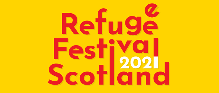 Flyer from Refugee festival Scotland 2021