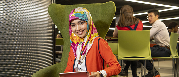 Students in the University Library