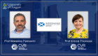 A graphic with head and shoulders images of Prof Palmarini and Prof Thomson on a background of the SGDB with the CVR logo and Scot Gov logo featured