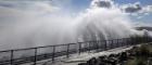 Storm waves crash on the coast in Golspie in the Highlands Image credit: A. MacDonald / NatureScot