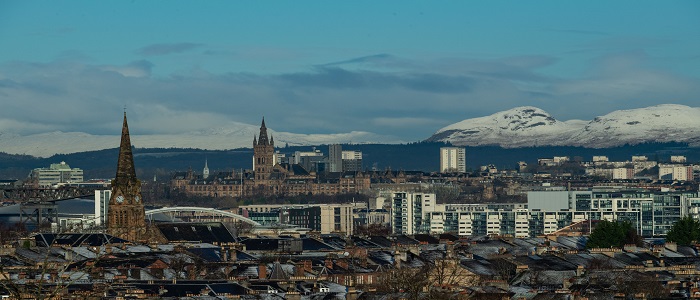 Skyline view of the University and surrounding area