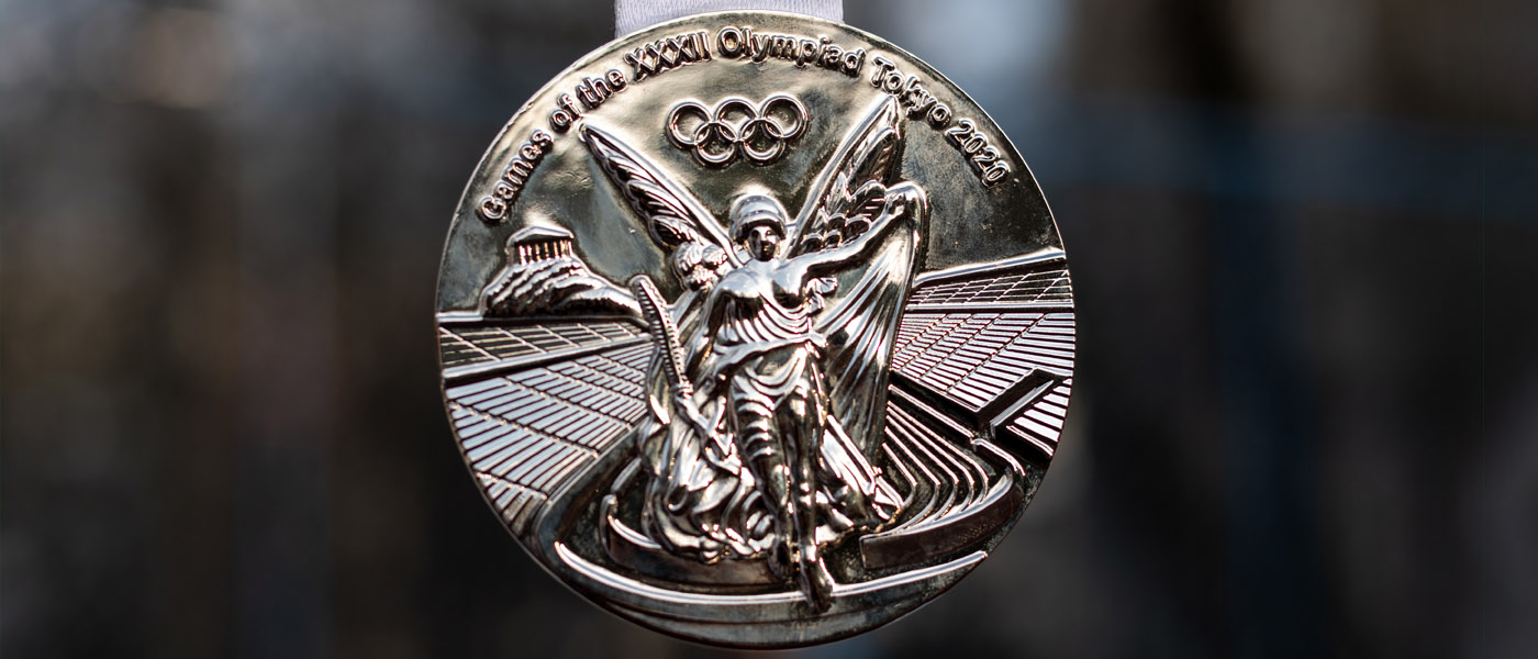 Silver medal from the Tokyo Olympics