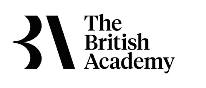 Logo of the British Academy in black text