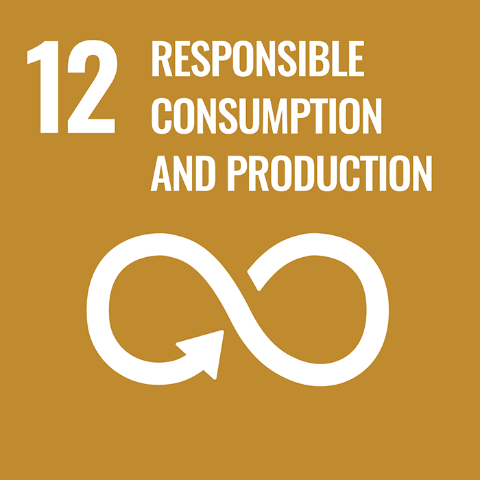 UN Sustainable Development Goal 12: Responsible consumption and production icon