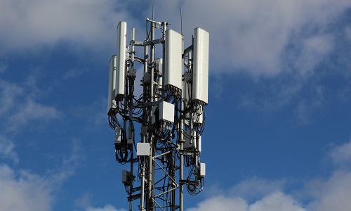 Close up of a 5G Tower