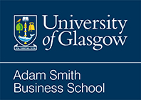 Adam Smith Business School blue logo