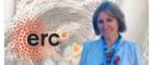 Image of Pat Monaghan and ERC logo with blurred background