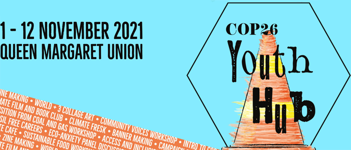 Event banner of the COP26 Youth Hub