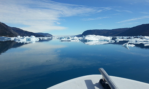 Greenland fjord