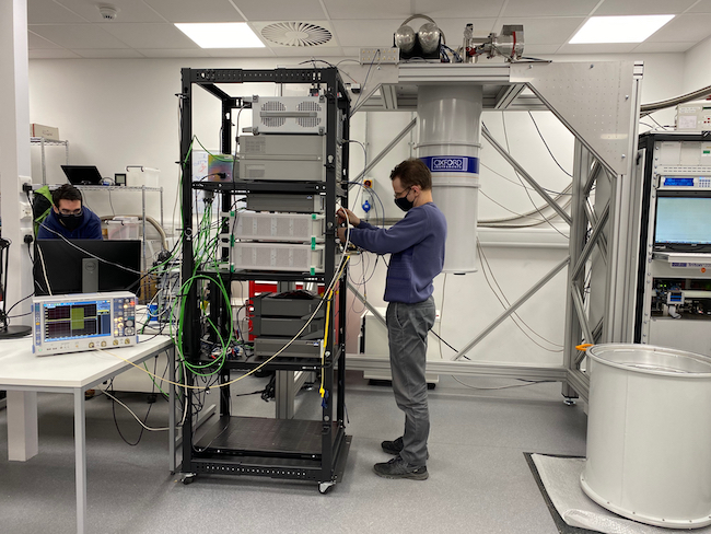 Cryogenic quantum measurement setup at the University of Glasgow
