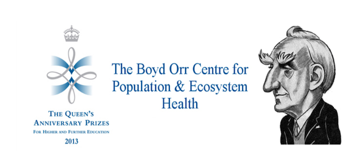 Image of banner on the Boyd Orr Centre Website