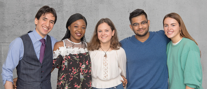 Image of 4 University of Glasgow students