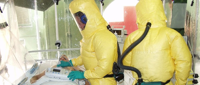 Image of healthcare workers in full PEP