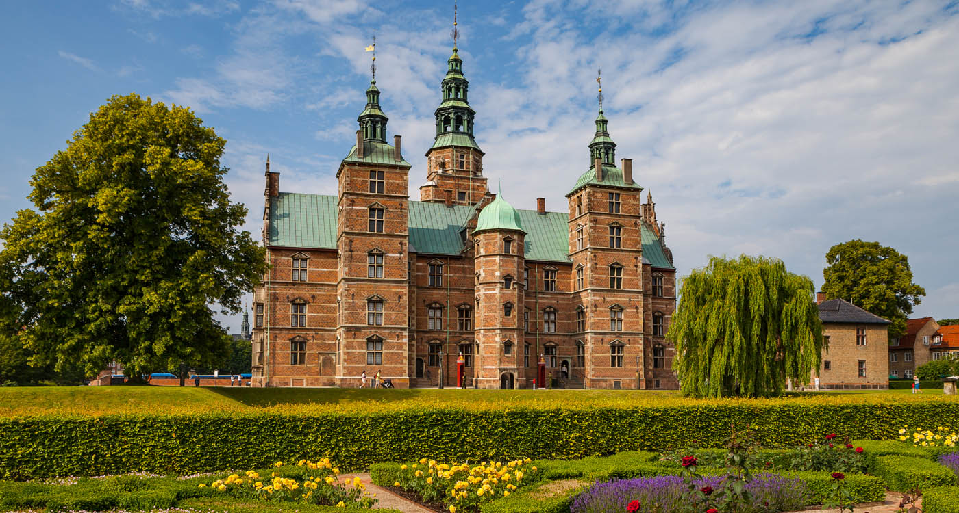 Rosenborg Castle with blooming terraces in the foreground [Photo: Shutterstock]