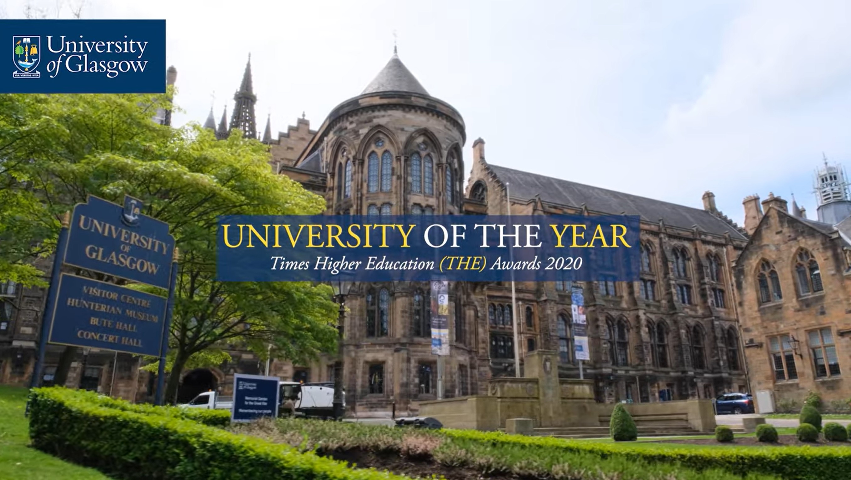 Thumbnail image of THE University video - detailing University of the year