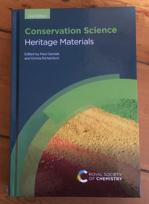 Front cover of the book, Conservation Science: Heritage Materials