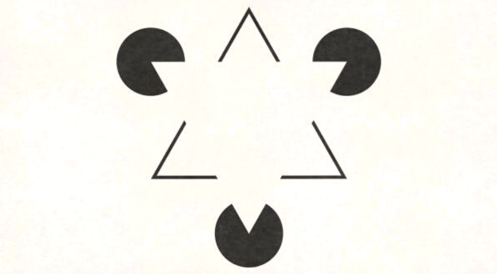 Kanisza triangle image