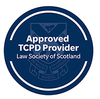 Law Society of Scotland - Approved TCPD Provider logo
