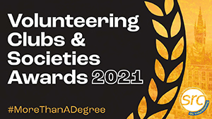 Volunteering clubs and societies awards 2021 logo