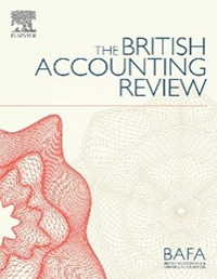 Cover for the British accounting review journal
