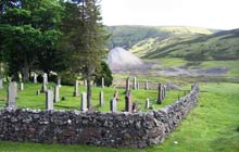 Graveyard of a lead mining community, Wanlockhead