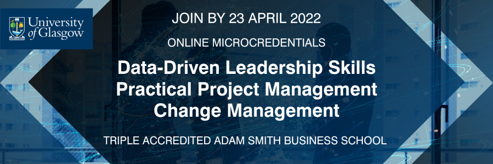 Advert to sign up for Data Driven Leadership MicroCredential
