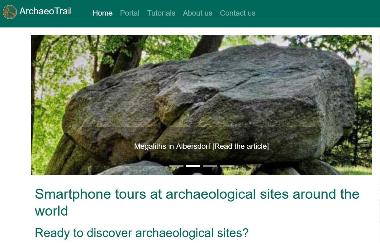 The ArchaeoTrail App Project - Opening Windows into the Past