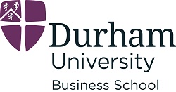 Logo of Durham University on white background