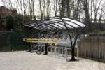 apollo  2 tier bike storage with cover