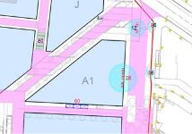 map of bicycle storage