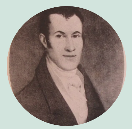 Illustrated portrait of 19th Century gentleman