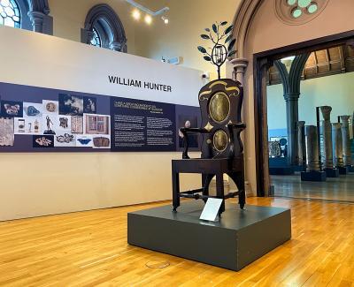 The Blackstone Chair in the Hunterian Museum