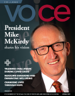 The cover of the spring 2022 edition of the Voice magazine featuring an article on the Blantyre Blantyre facility, by Paul Garside