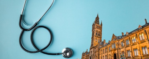 Stethoscope and gilmorehill