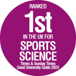 Sports Science ranking 1st in the UK