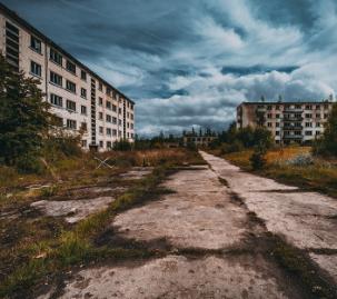 Photo of an empty urban space