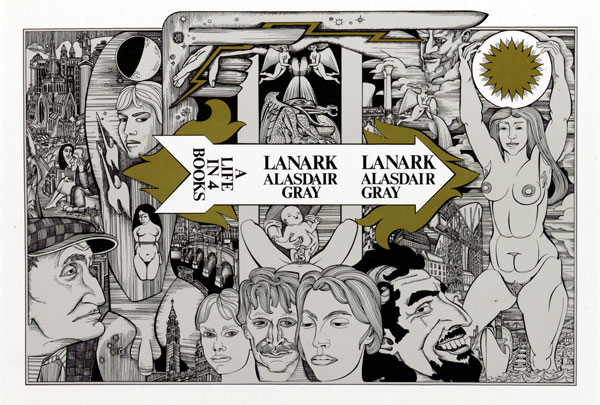 Lanark book cover by Alasdair Gray