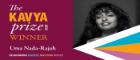 Branded Kavya Prize Winner with logo and photo of the winner Uma Nada-Rajah 