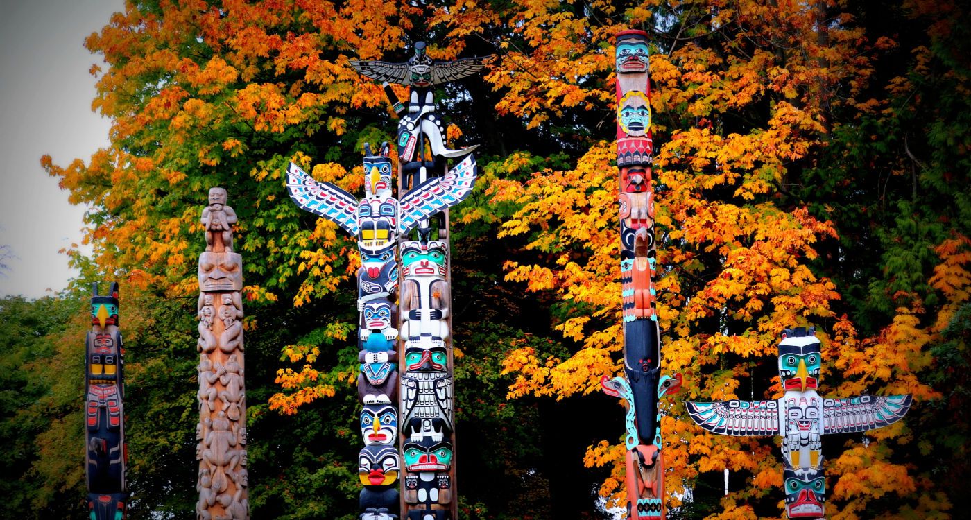 Totem poles in Stanley Park, Vancouver [Photo: Shutterstock]