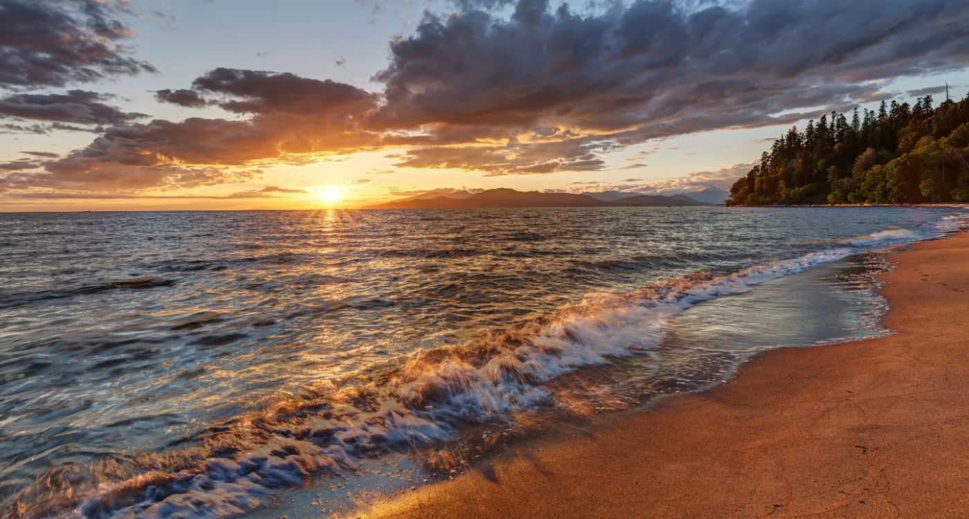 Sunset over Wreck Beach, Vancouver [Photo: Shutterstock]