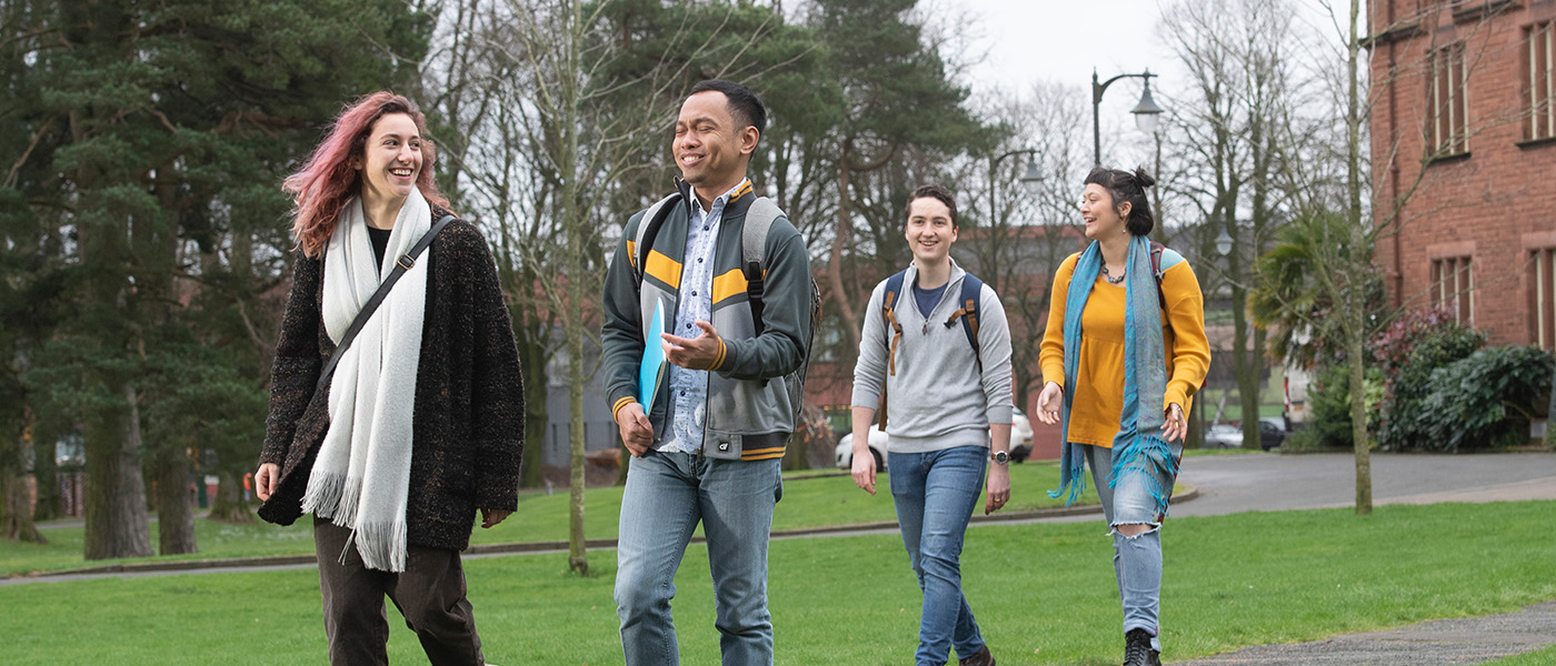 Students at Dumfries Campus