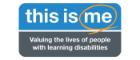 Logo for This is me: Valuing the lives of people with learning disabilities