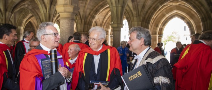 Fintan O'Toole, Mario Monti, Anton Muscatelli