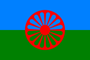 The Roma flag
