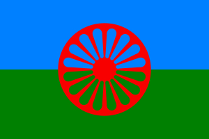 The Roma flag