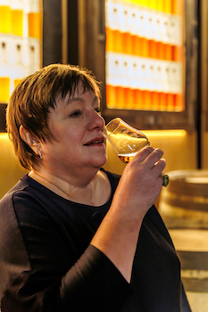 Rachel McCormack drinking whisky