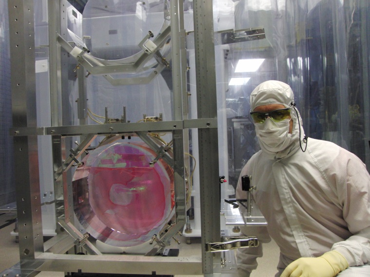 Hanging test masses at LIGO Hanford